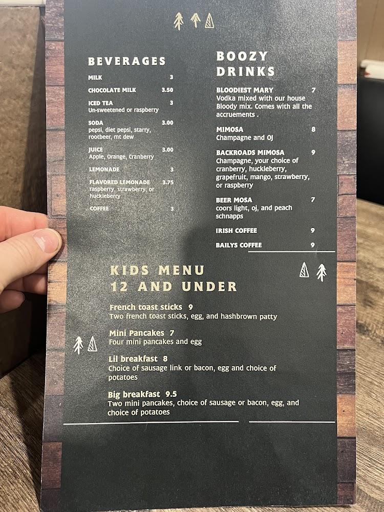 Backroads Bar And Grill Menu image 3